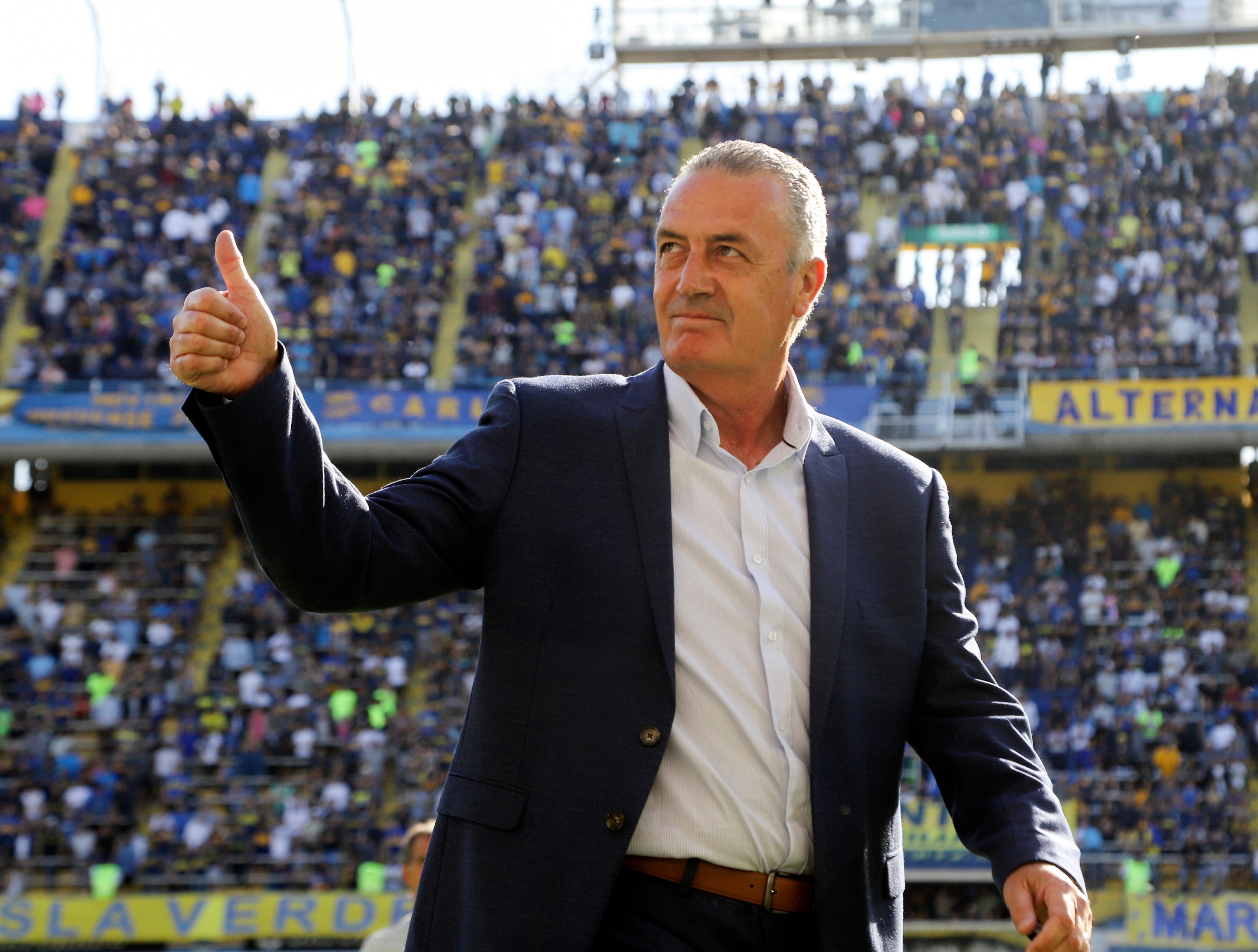 Alfaro se mostró "dolorido" por no haber logrado darle a Boca una Copa Libertadores.