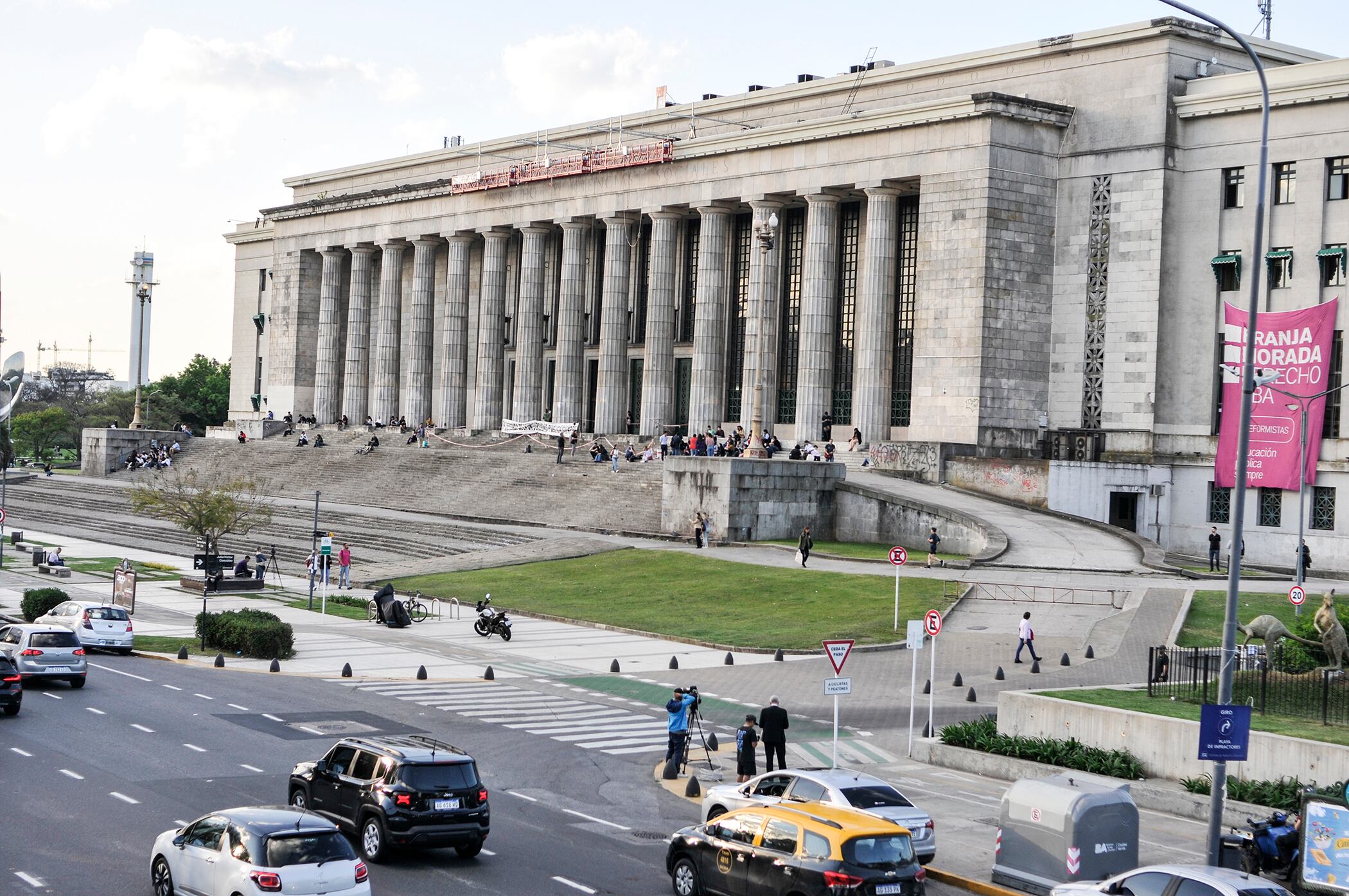 La facultad de Derecho de la UBA.