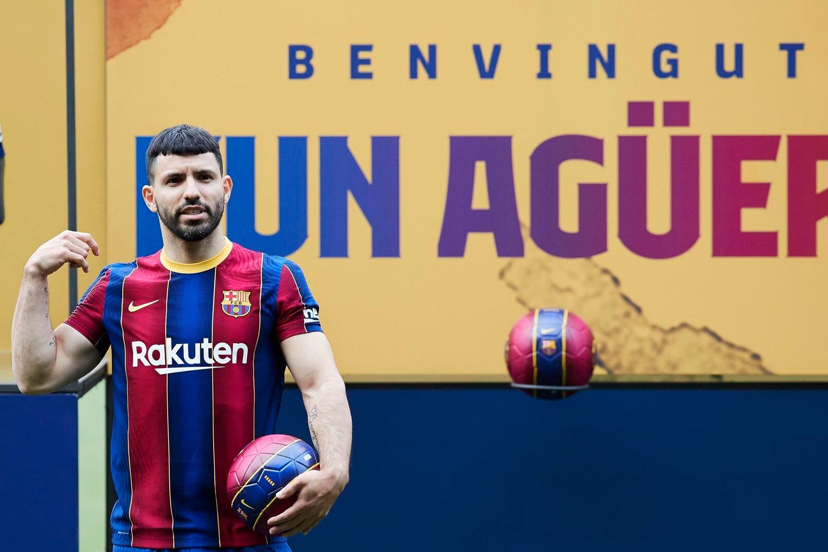 Agüero llegó al Barça libre desde el Manchester City