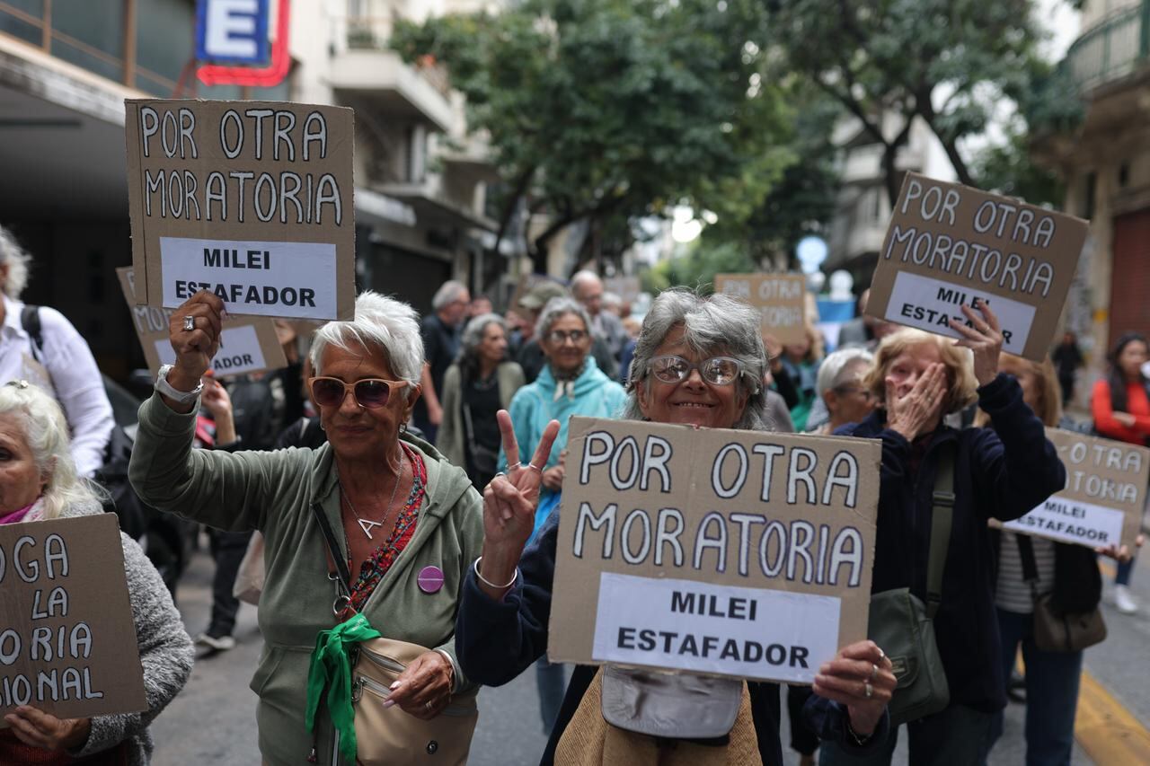 Jubilada en la manifestación del 12 de marzo.