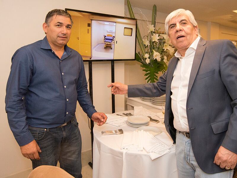 Chulich y Moyano, secretarios generales.