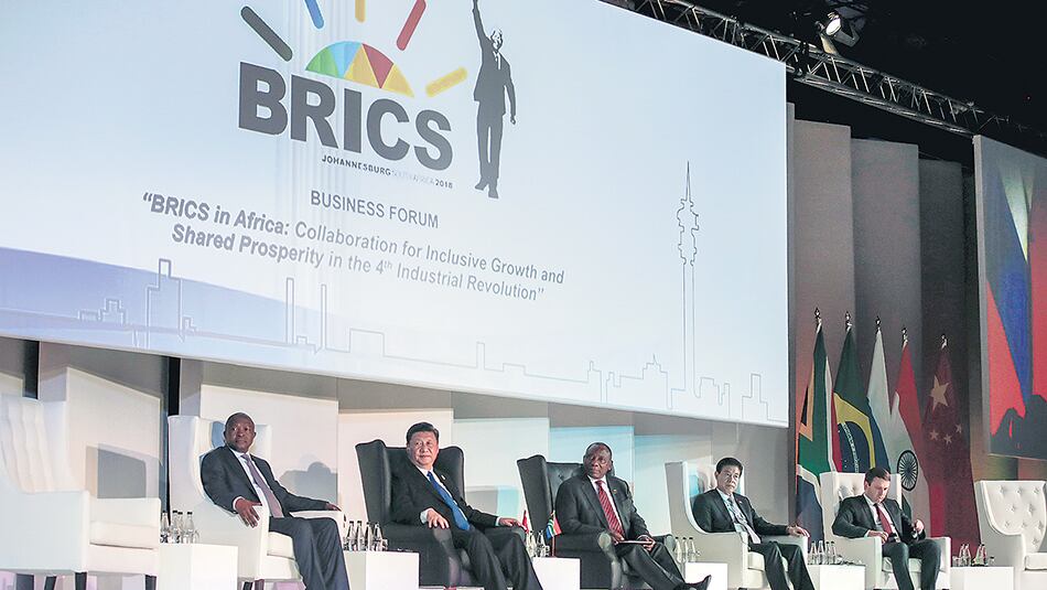 La cumbre de los países Brics tuvo su primera jornada con un foro de negocios.