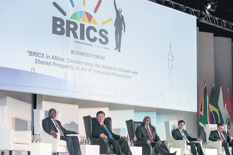 La cumbre de los países Brics tuvo su primera jornada con un foro de negocios.
