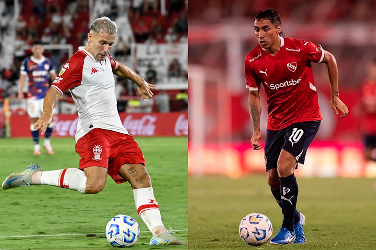Miljevic y Cabral, los creativos de Huracán e Independiente.