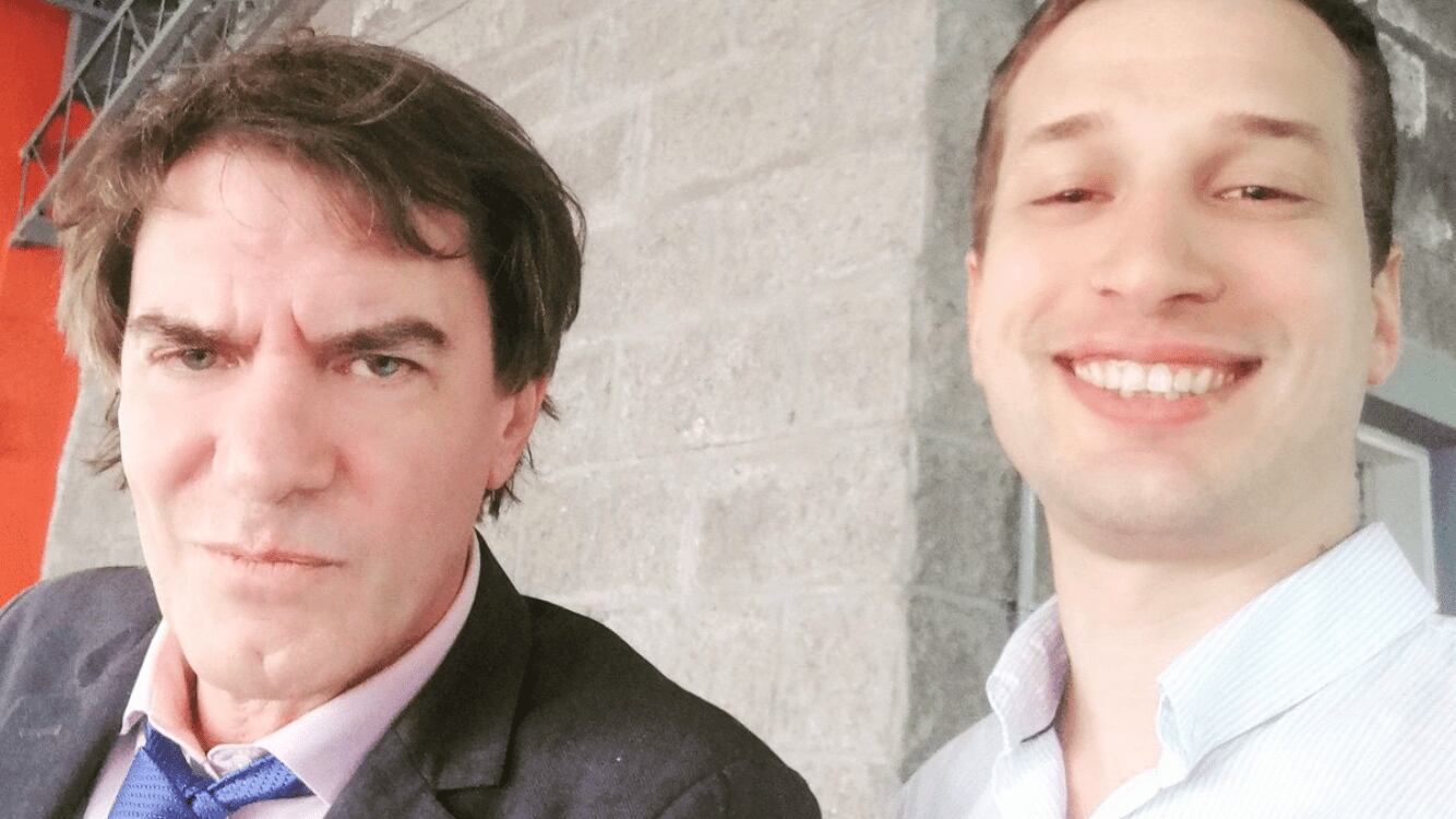 Yamil Santoro y su jefe político, Darío Lopérfido.
