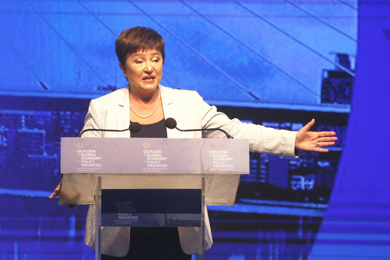 Georgieva conduce el FMI desde 2019. 