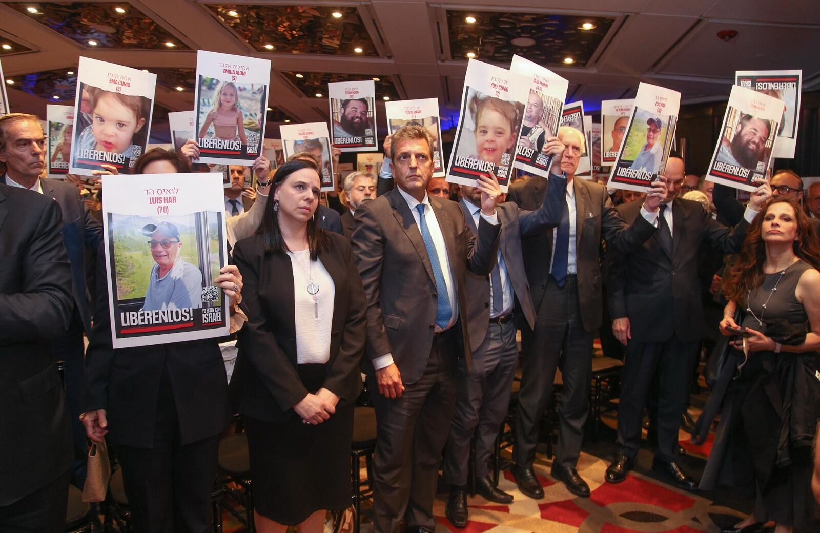 El ministro y candidato de UxP en el acto anual de la DAIA.