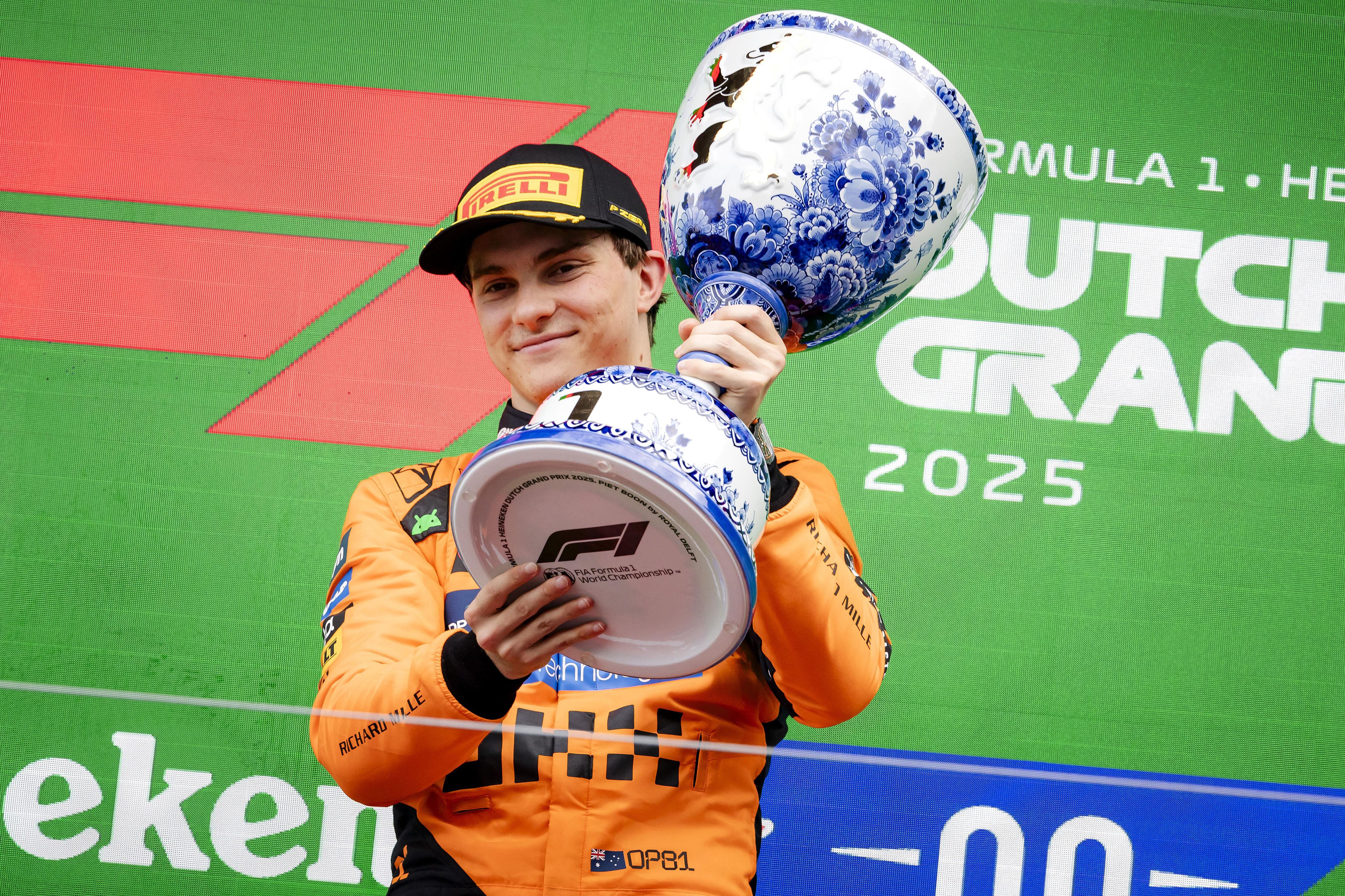 Piastri se llevó su primera victoria de Países Bajos