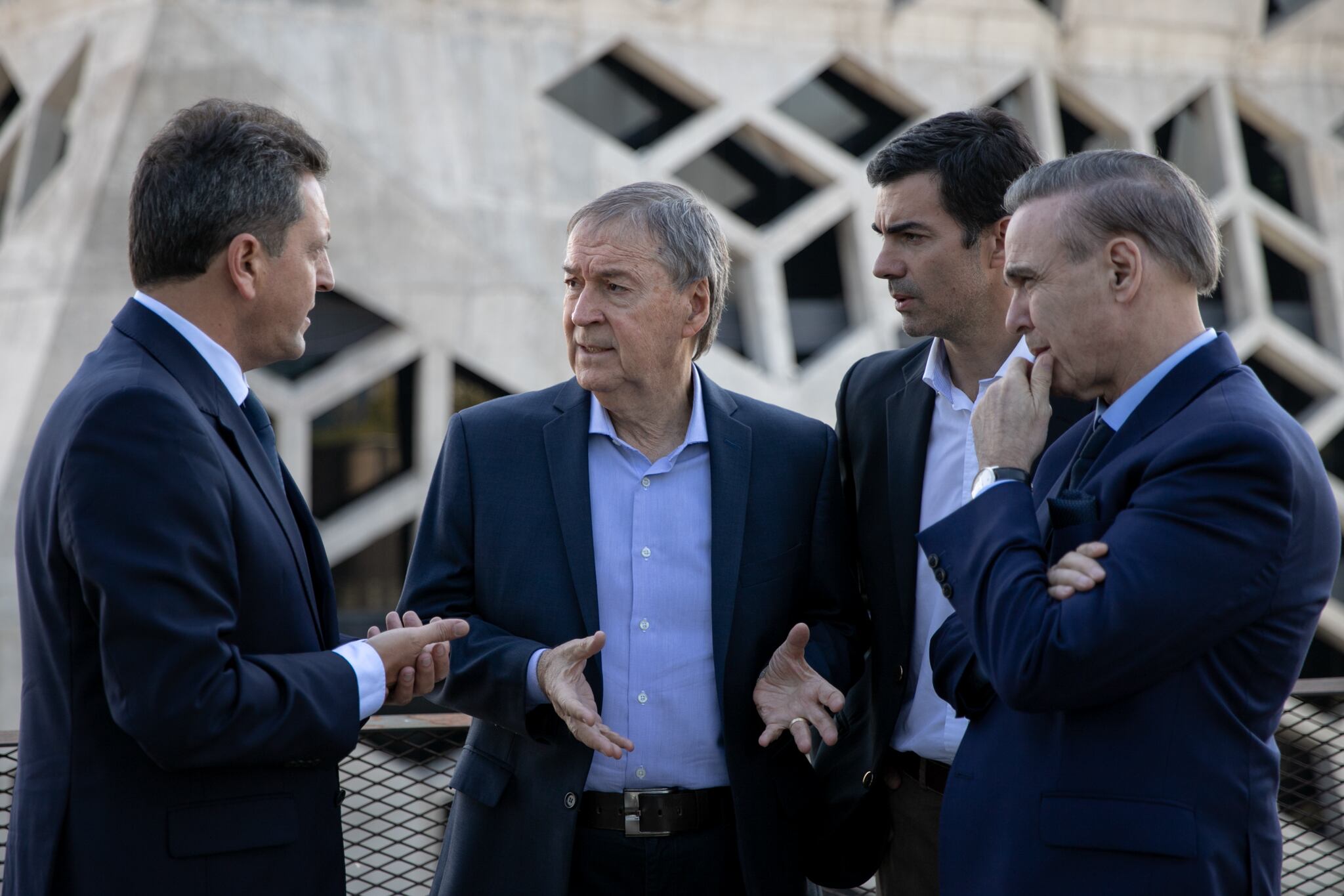 Sergio Massa, Juan Schiaretti, Juan Manuel Urtubey y Miguel Pichetto se reunieron en Córdoba.