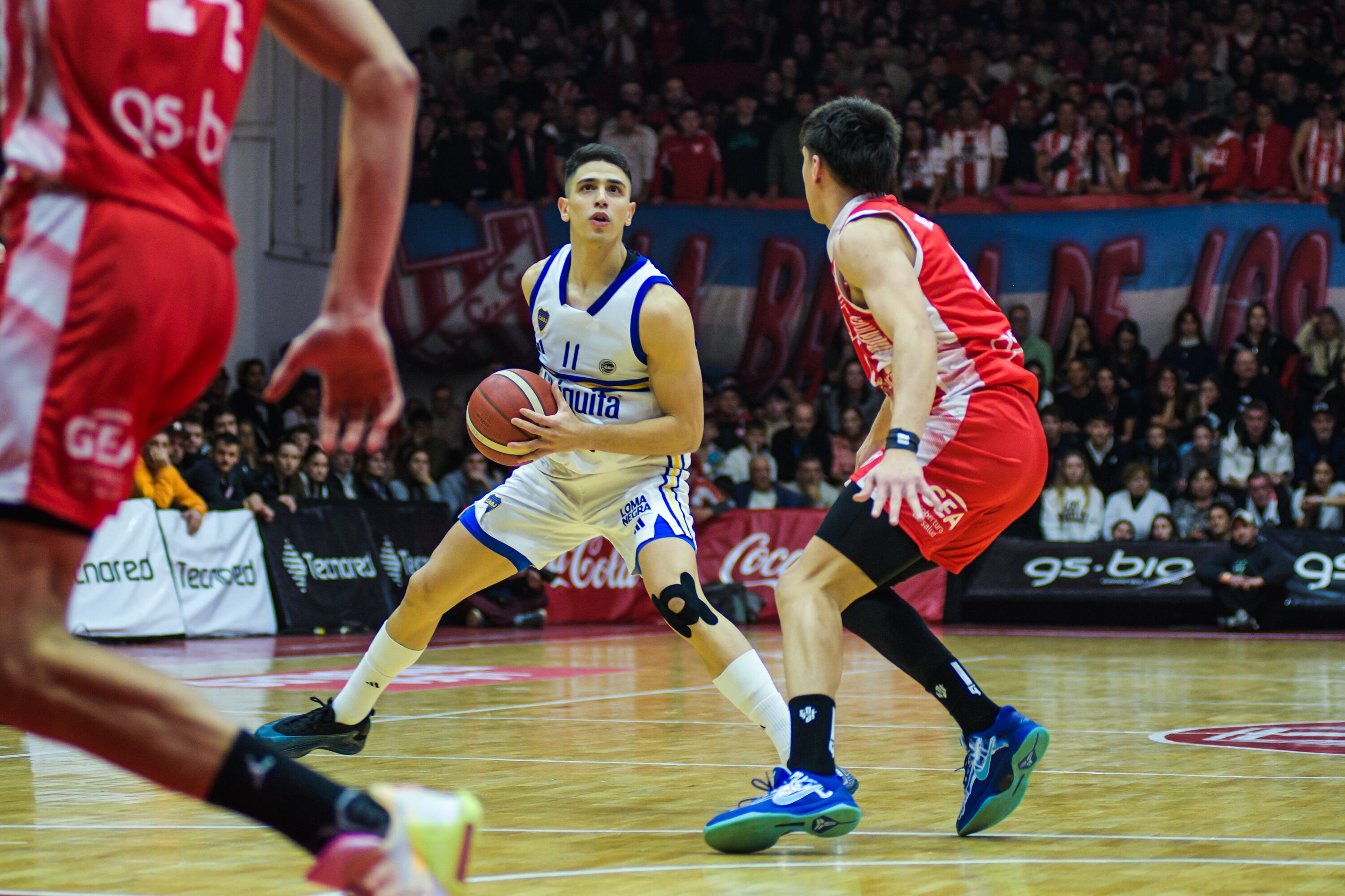 Pepe Vildoza, el MVP, apareció a lo grande para Boca. (Credito: Javier Centeno - Prensa Liga Nacional)