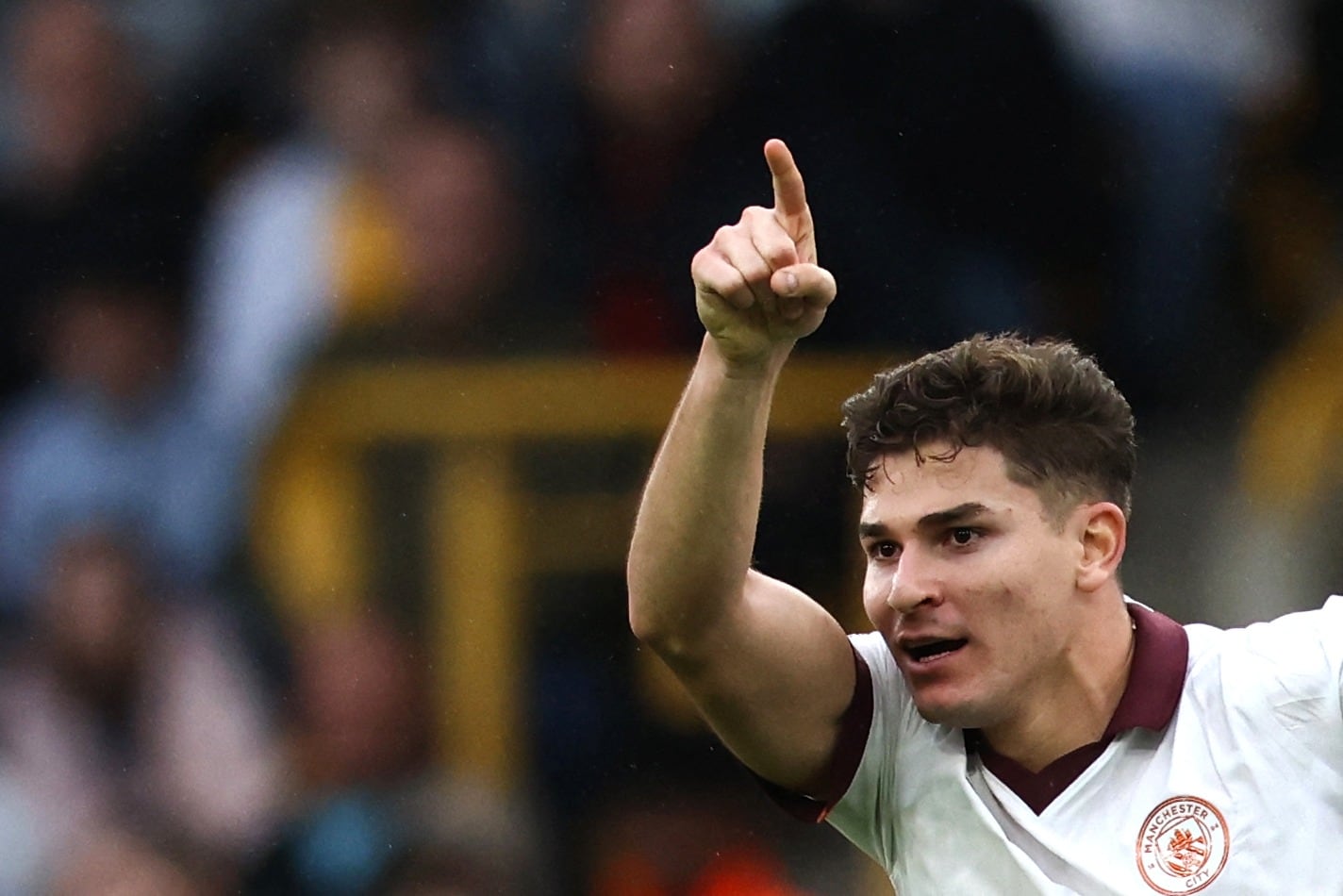 Alvarez anotó la igualdad parcial en Manchester City, que luego perdió