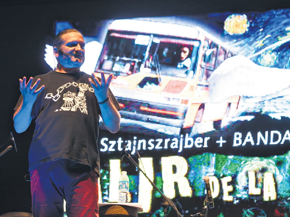 Darío Sztajnszrajber propuso un diálogo abierto entre temas filosóficos y canciones. 