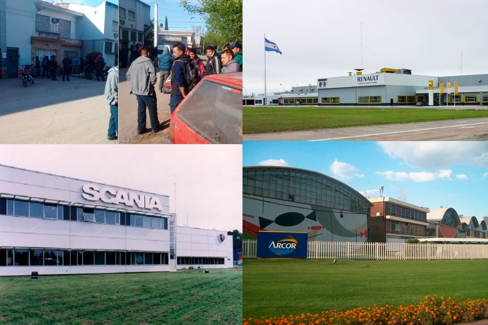 Cortinas Esteban, Renault, Scania y Arcor, agobiadas por la crisis.