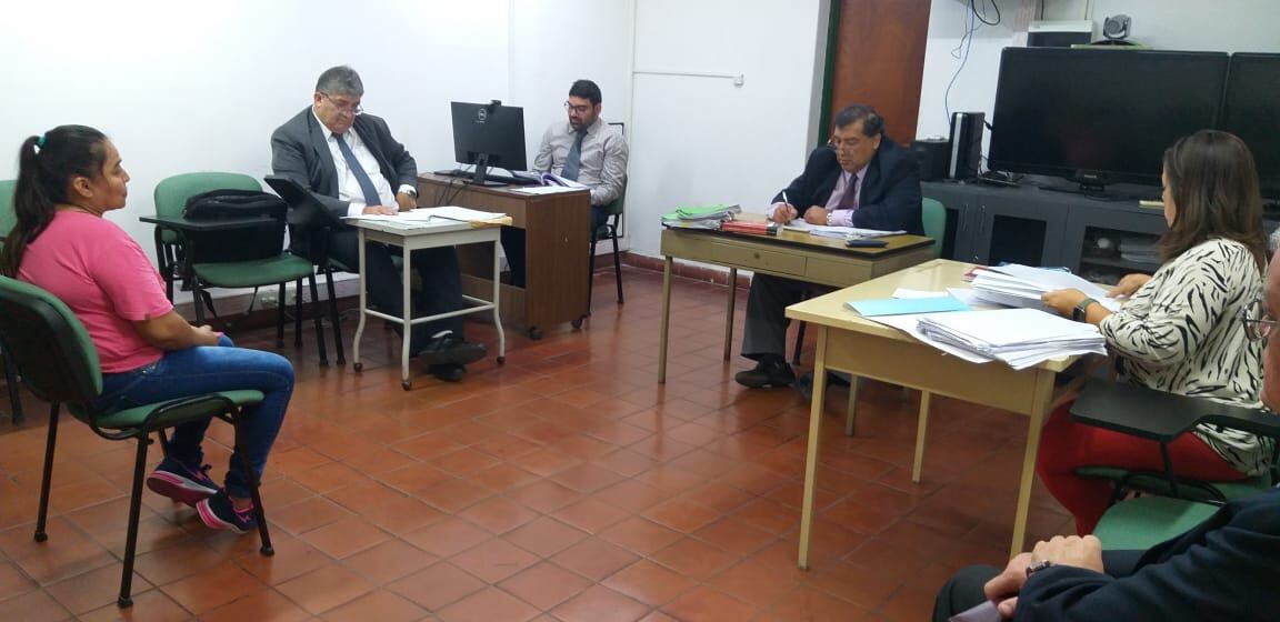 Audiencia del juicio en Orán