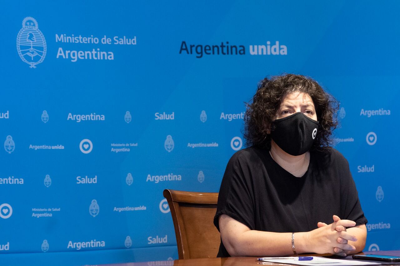 Carla Vizzotti, ministra de Salud de la Nación. 