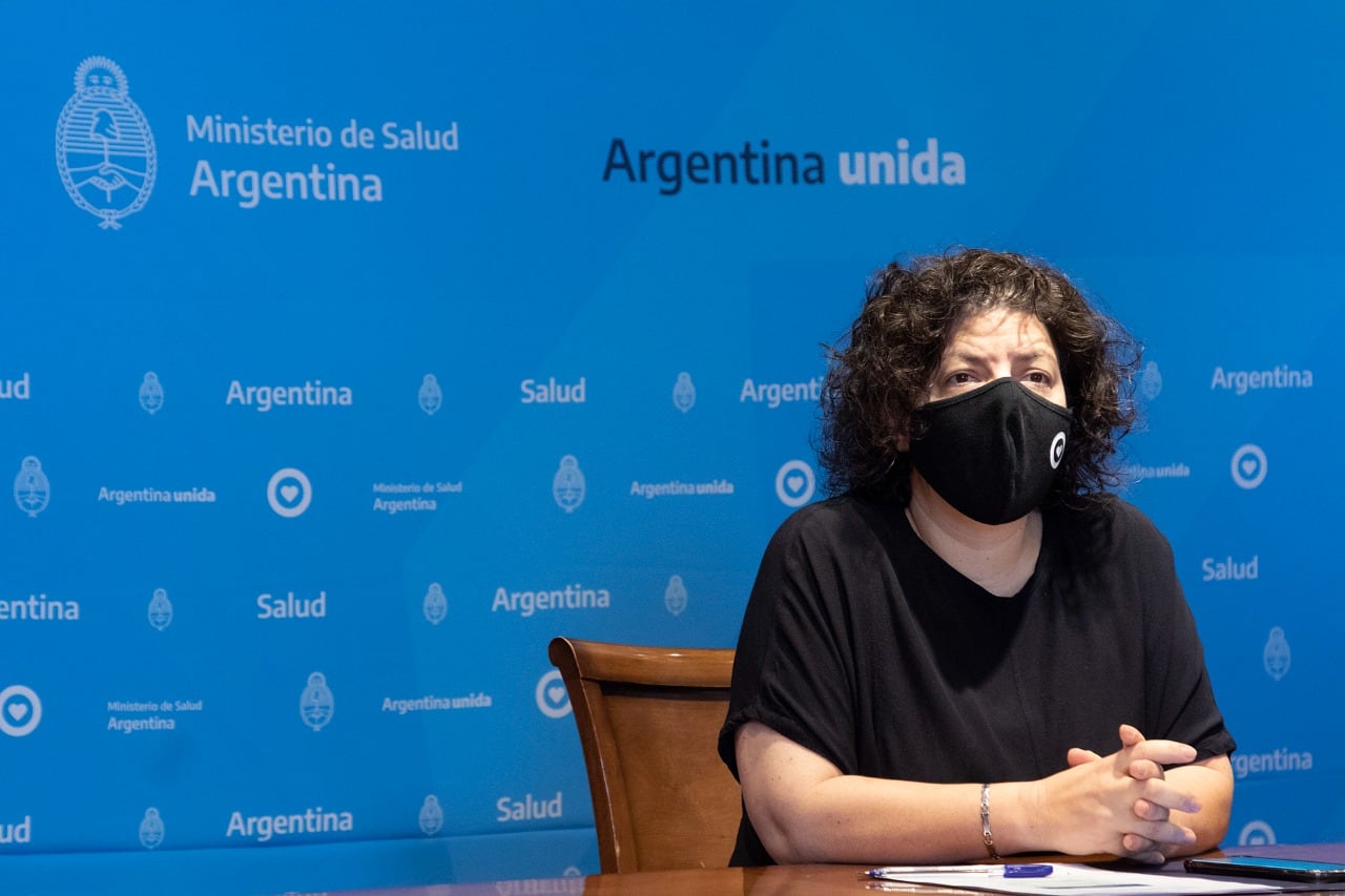 Carla Vizzotti, ministra de Salud de la Nación.