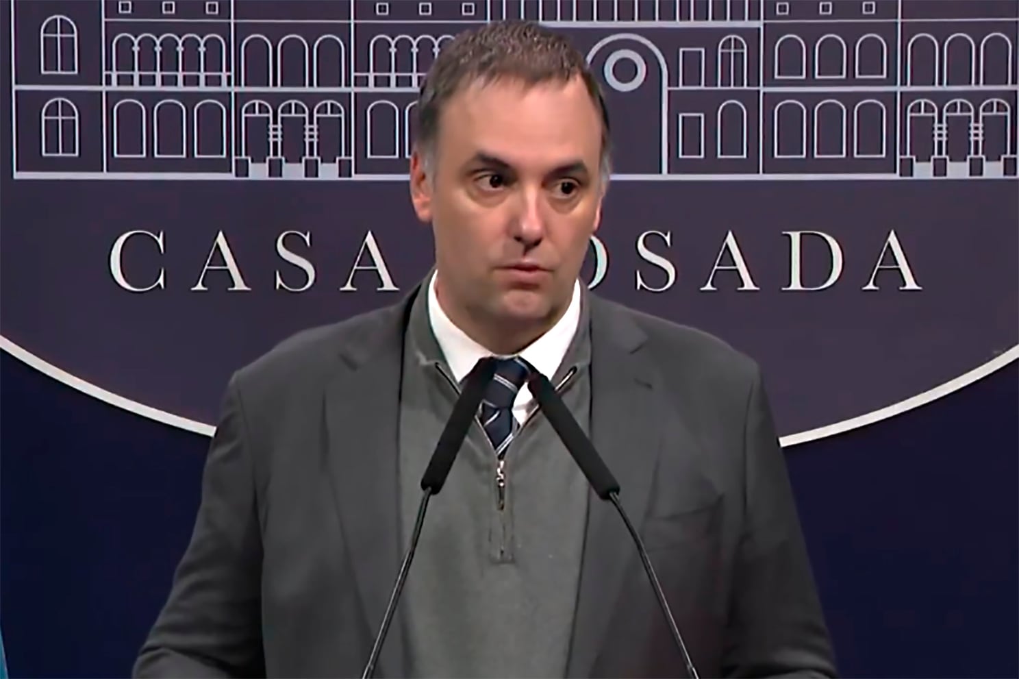 Manuel Adorni, vocero presidencial