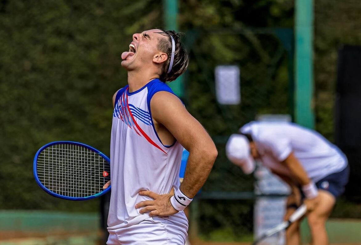 Leonardo Aboian, otro suspendido del tenis argentino.