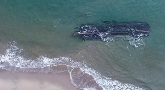 El descubrimiento fue provocado por la tormenta Fiona en 2022.