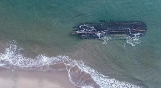 El descubrimiento fue provocado por la tormenta Fiona en 2022.