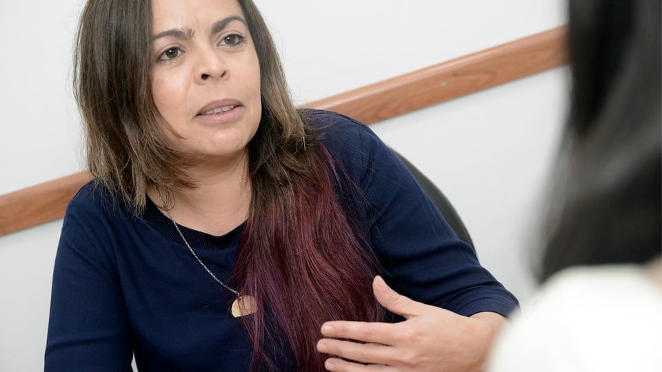 Adriana Montenegro, autora de la tesis.
