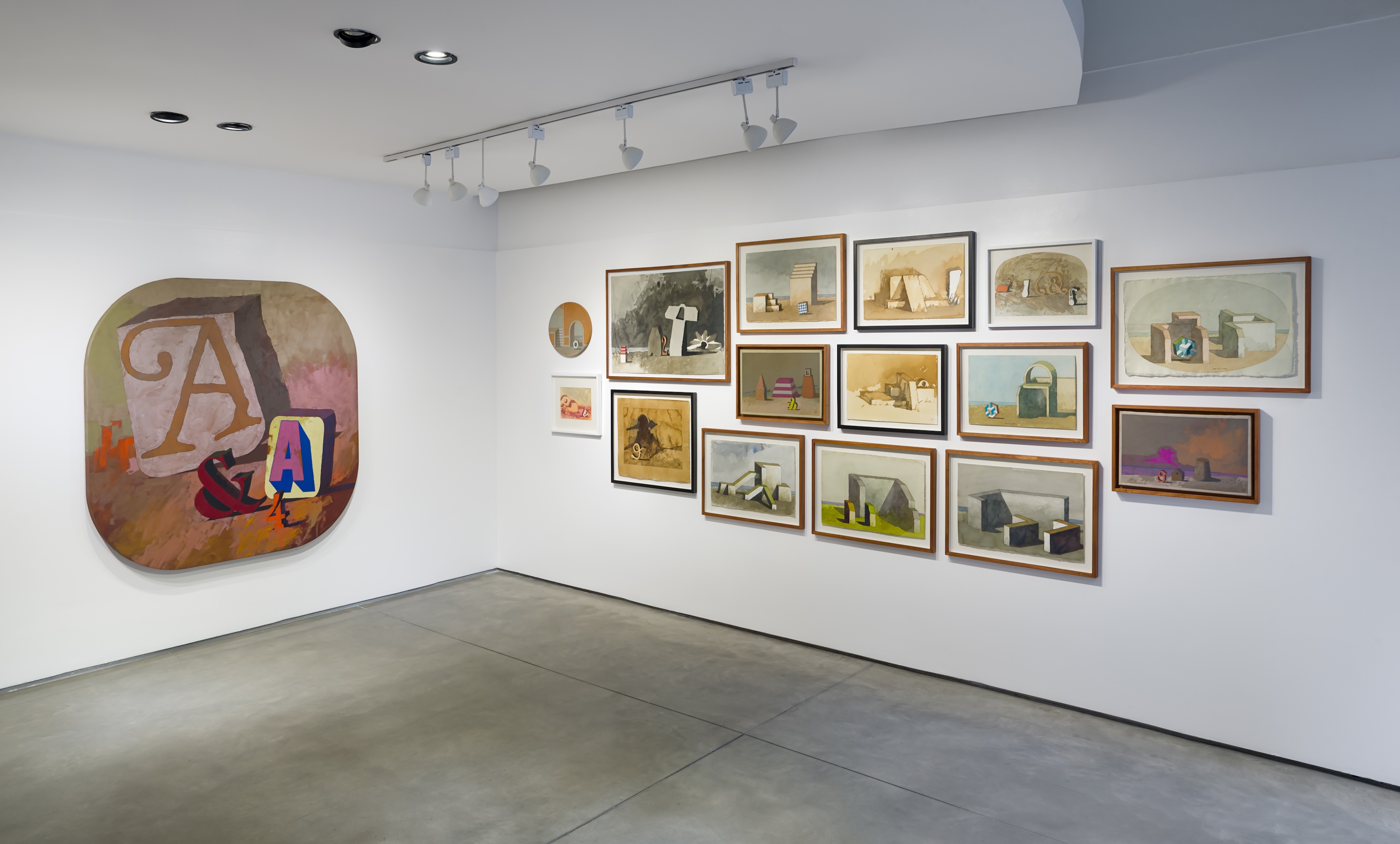 Vista de sala de la exposicion de Fernando Maza en Galería Otto. Abajo, otra vista de Sala. Fotos de Fabián Cañás-Gentileza Galería Otto.