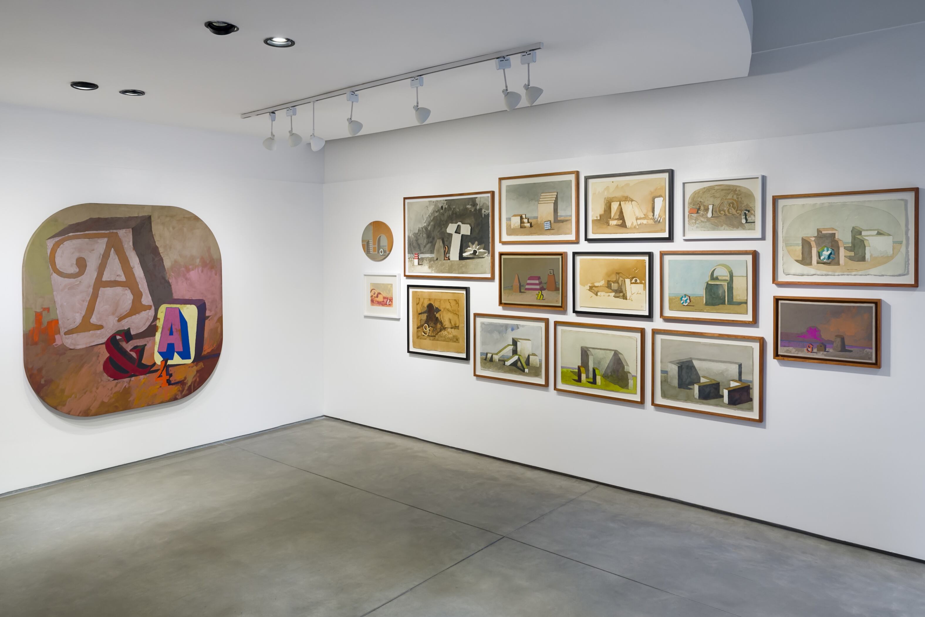 Vista de sala de la exposicion de Fernando Maza en Galería Otto. Abajo, otra vista de Sala. Fotos de Fabián Cañás-Gentileza Galería Otto.