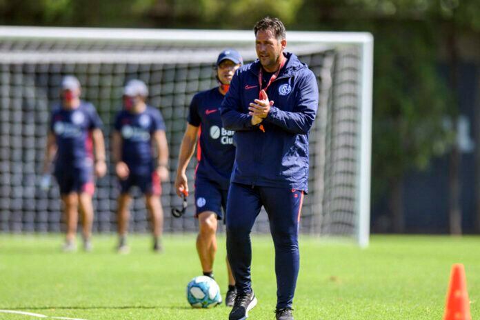 Diego Dabove, DT de San Lorenzo.