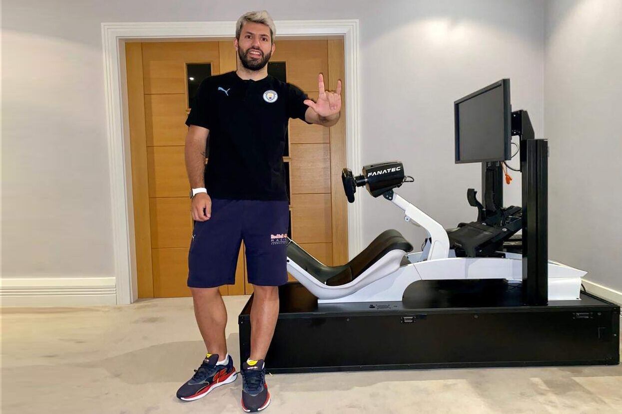 El Kun Agüero ya participó del torneo virtual de FIFA 20. 