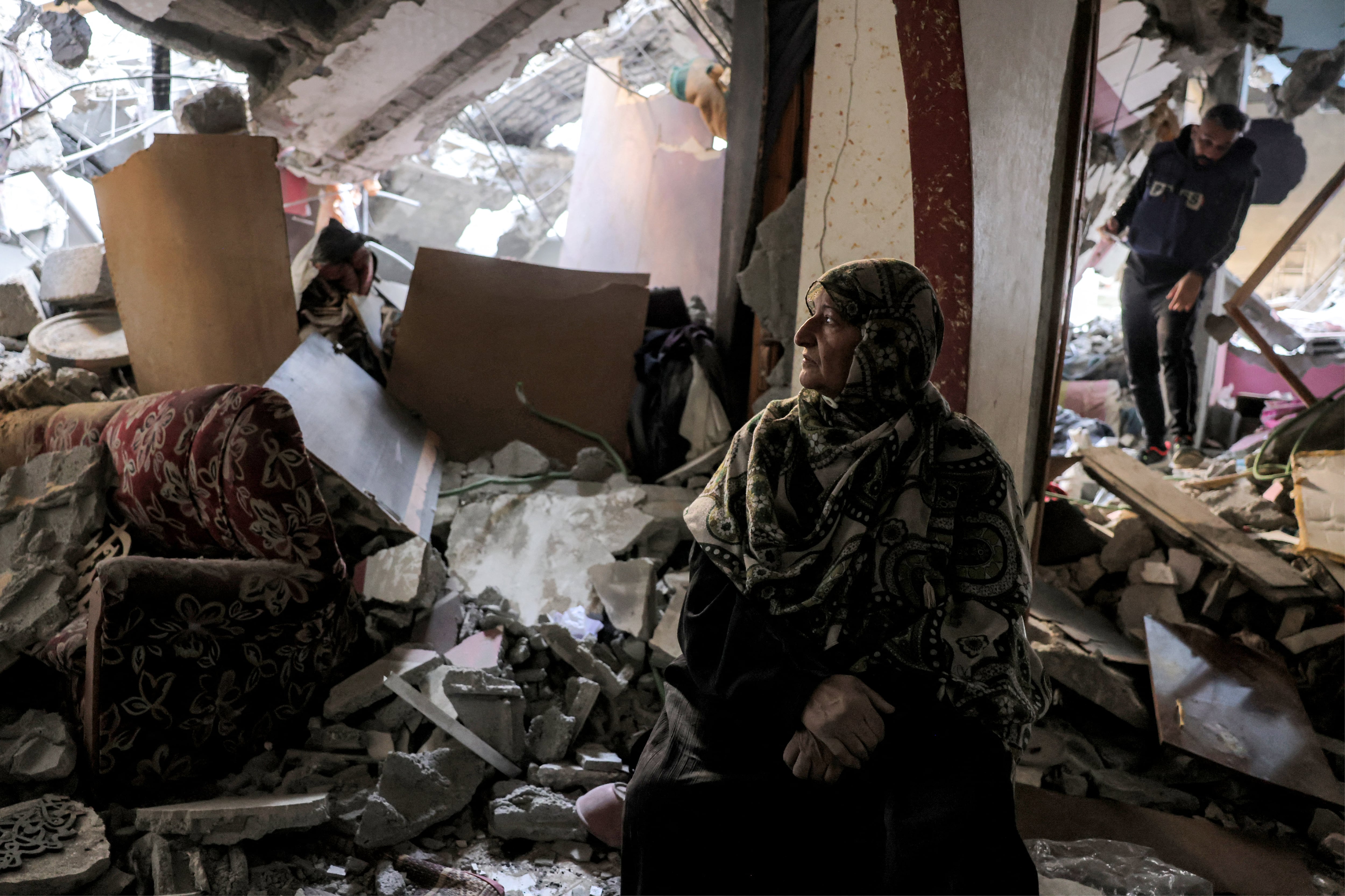 Bombardeo en Jabalia, en el norte de la Franja de Gaza. 