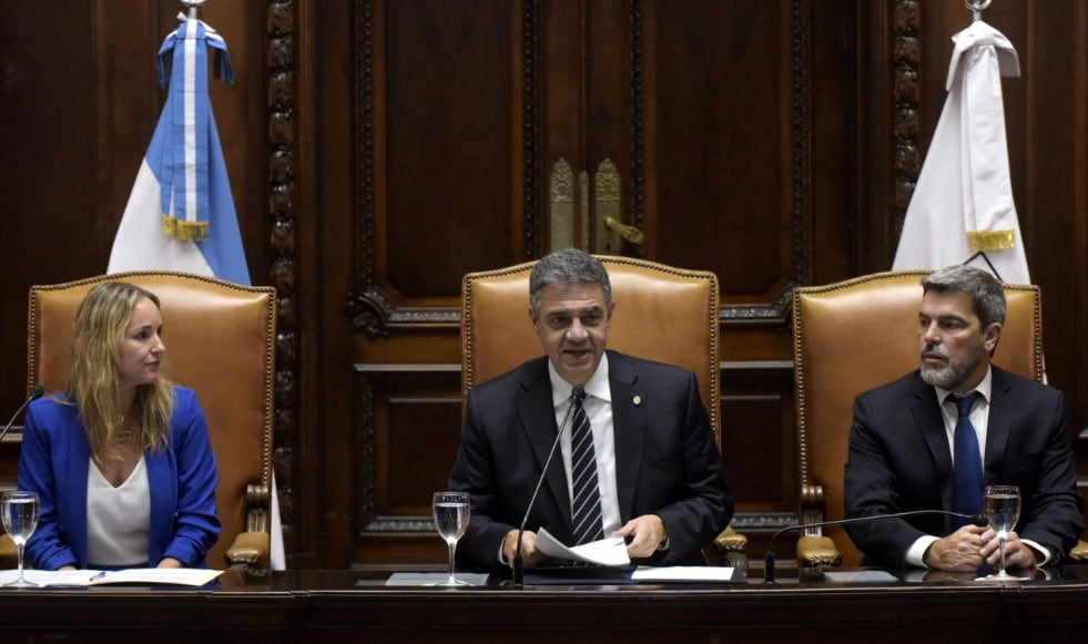 Jorge Macri inauguró las sesiones ordinarias en la Legislatura porteña.