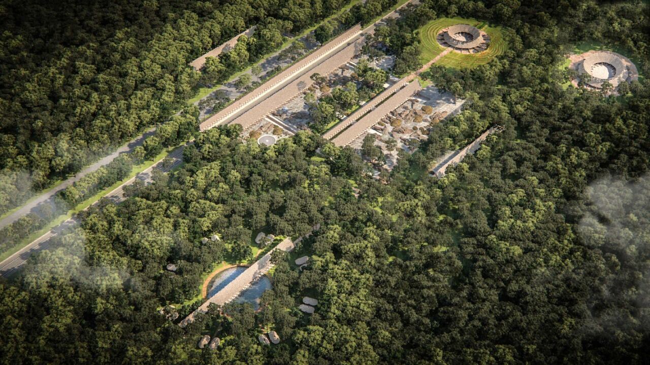 Proyecto de estación del Tren Maya / Gobierno de México