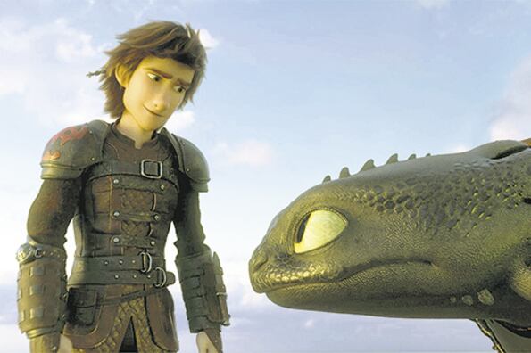 Los jóvenes vikingos aprendieron a convivir con los dragones como si se tratara de perros o gatos.