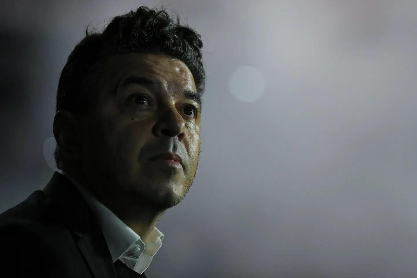 Marcelo Gallardo, mira el futuro.
