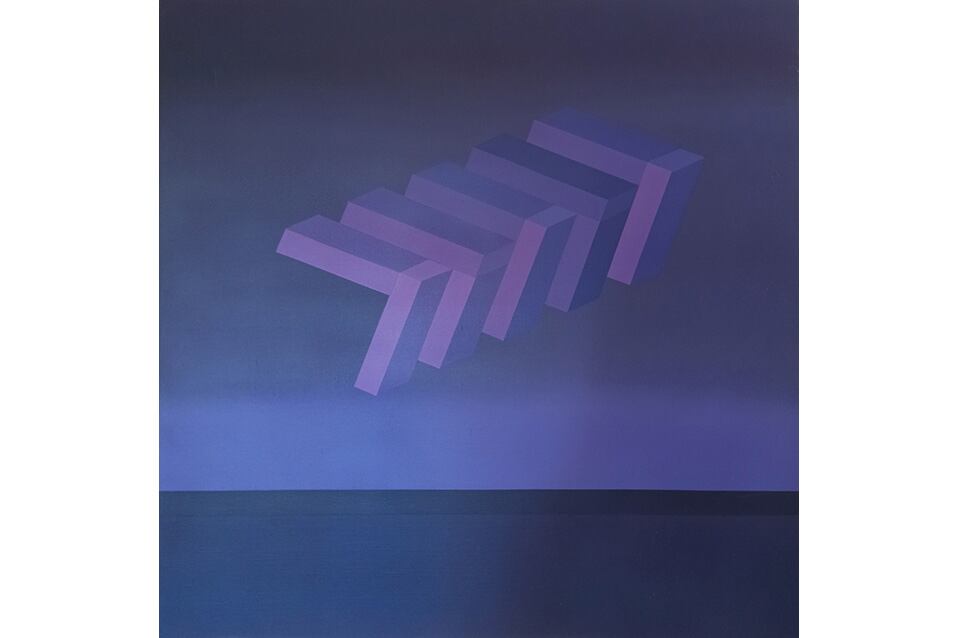 María Suardi: "Sic II". Acrílico. 80x80. 1976