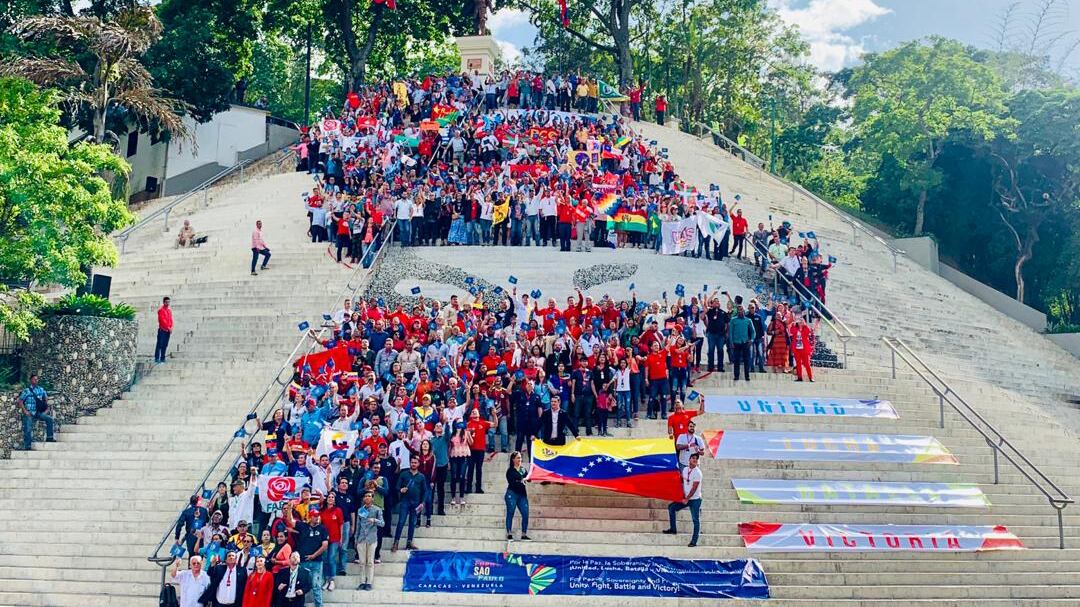La culminación del Foro de San Pablo coincidió con el natalicio de Chávez. 
