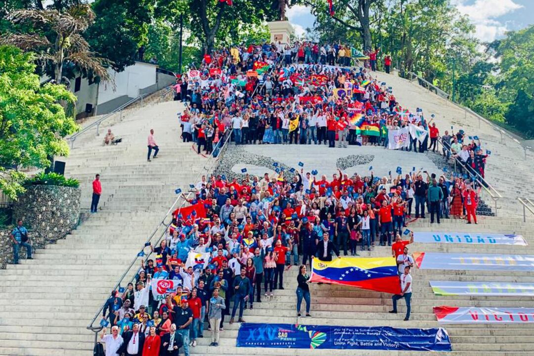 La culminación del Foro de San Pablo coincidió con el natalicio de Chávez.