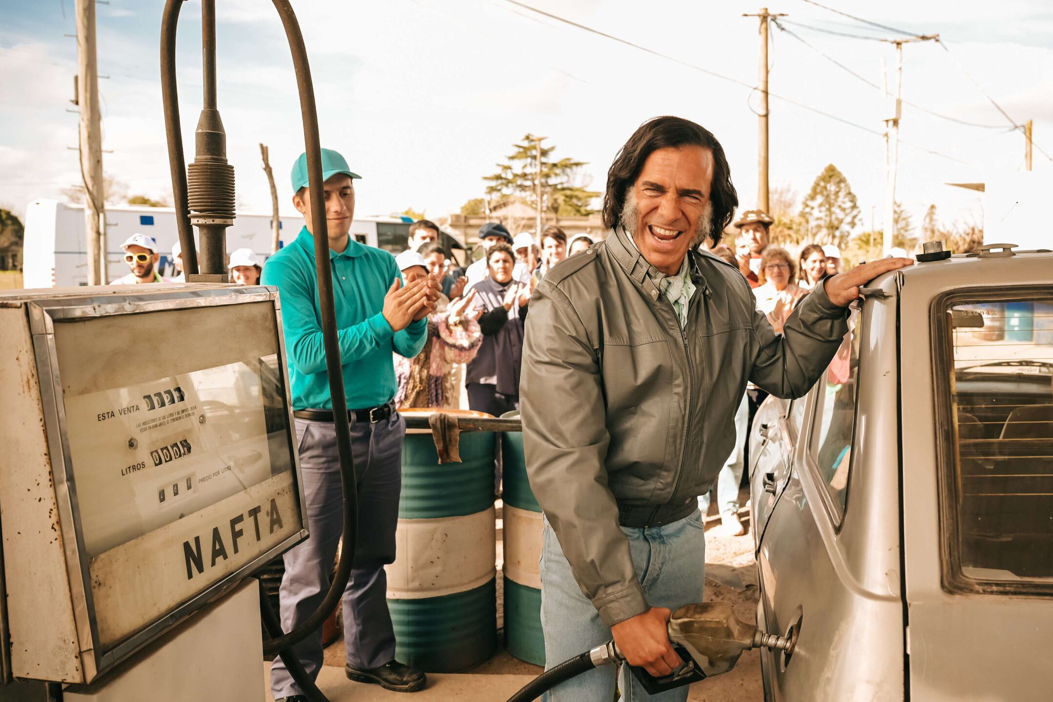 Leonardo Sbaraglia como el ex Presidente de la Nación