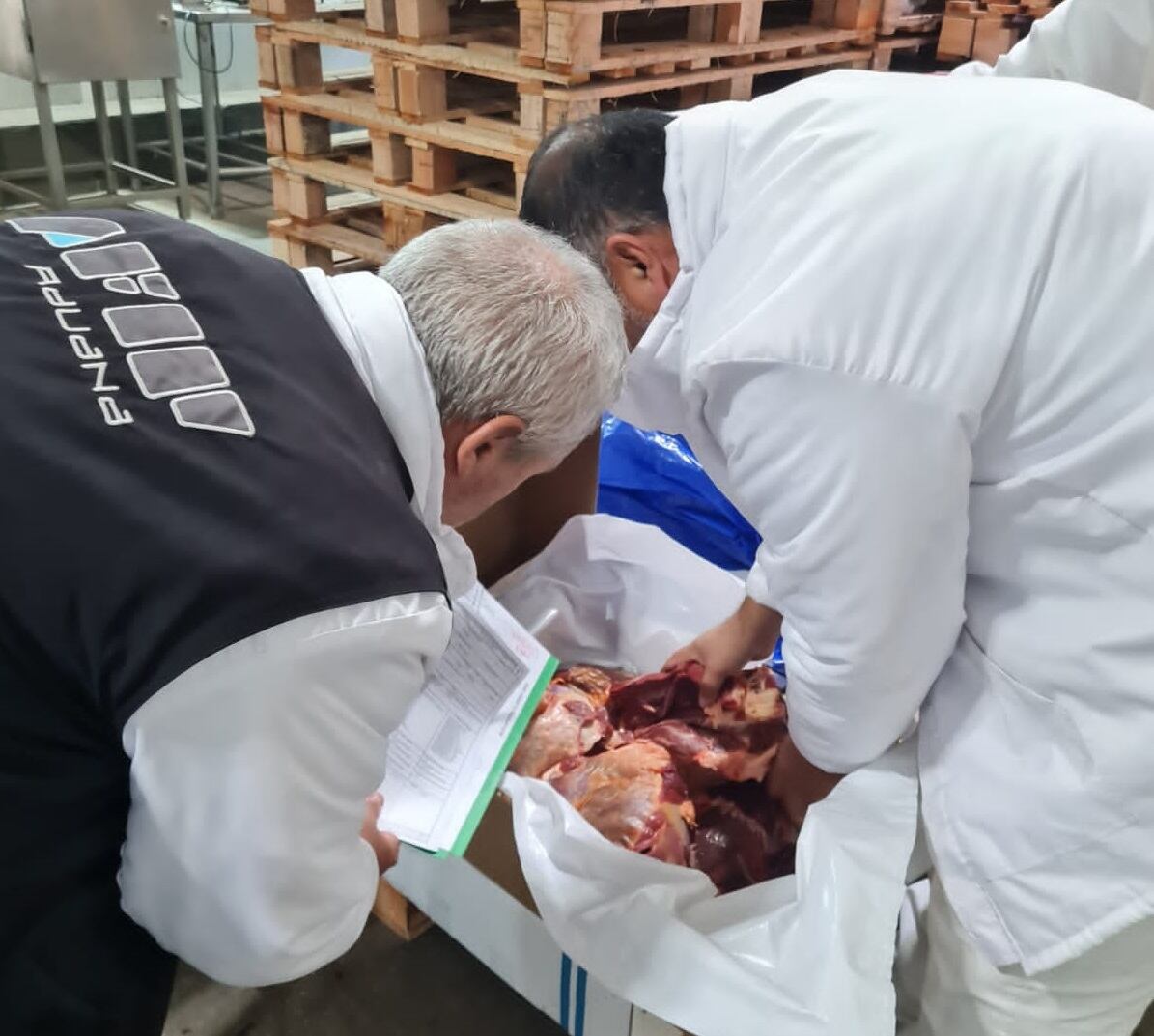 Operativo de la Aduana.