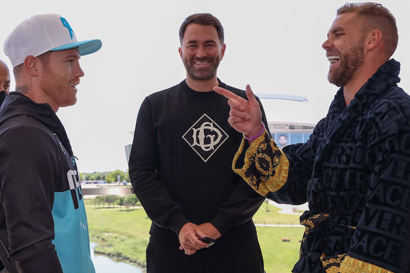Canelo y Saunders, cara a cara en Texas.