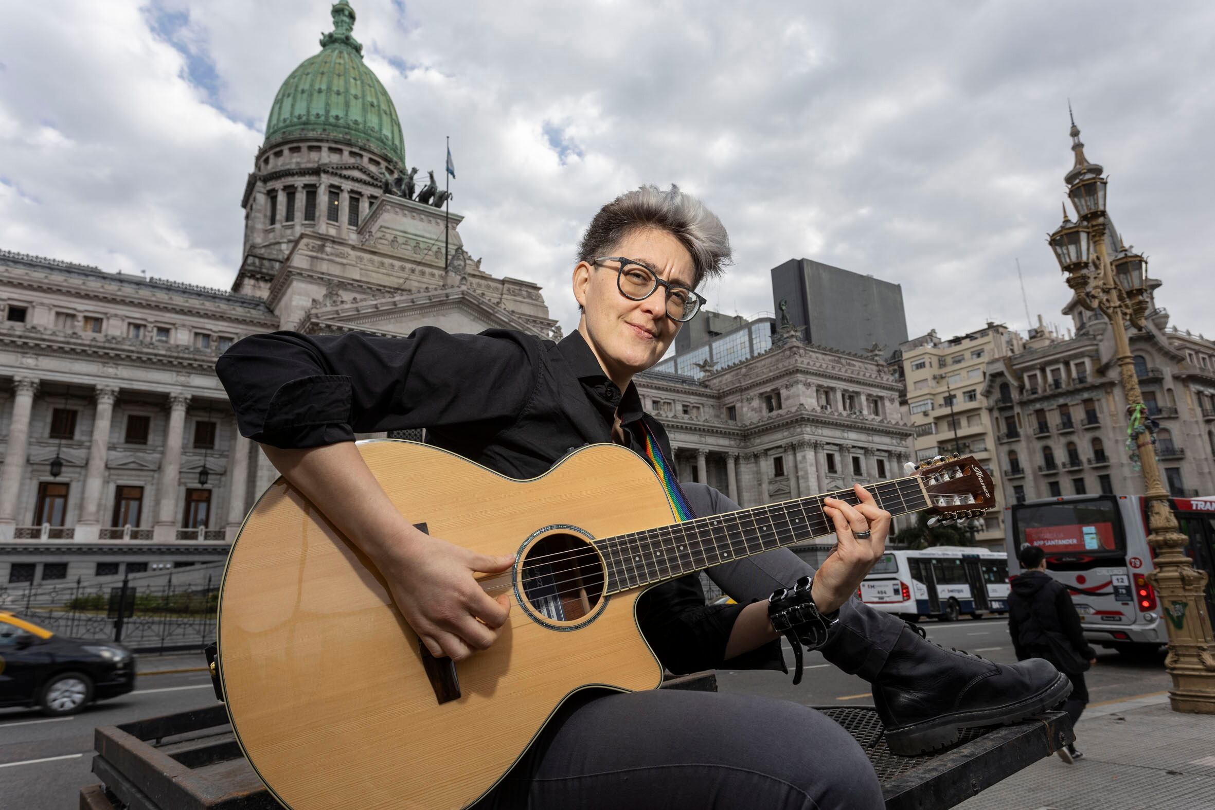 "En mi caso, cantar es contar", explica Sandra Aguilar.