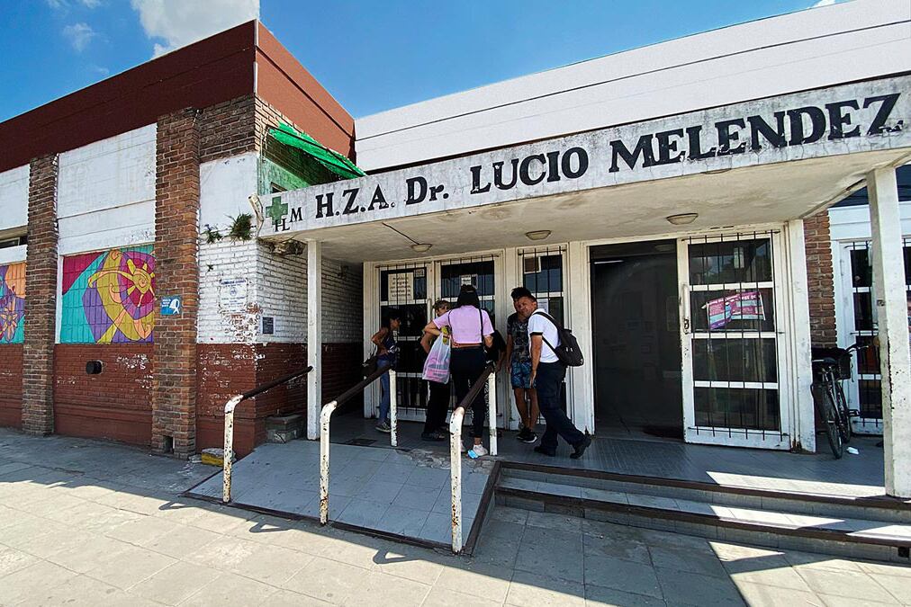 El hospital donde murió Débora Llanos.