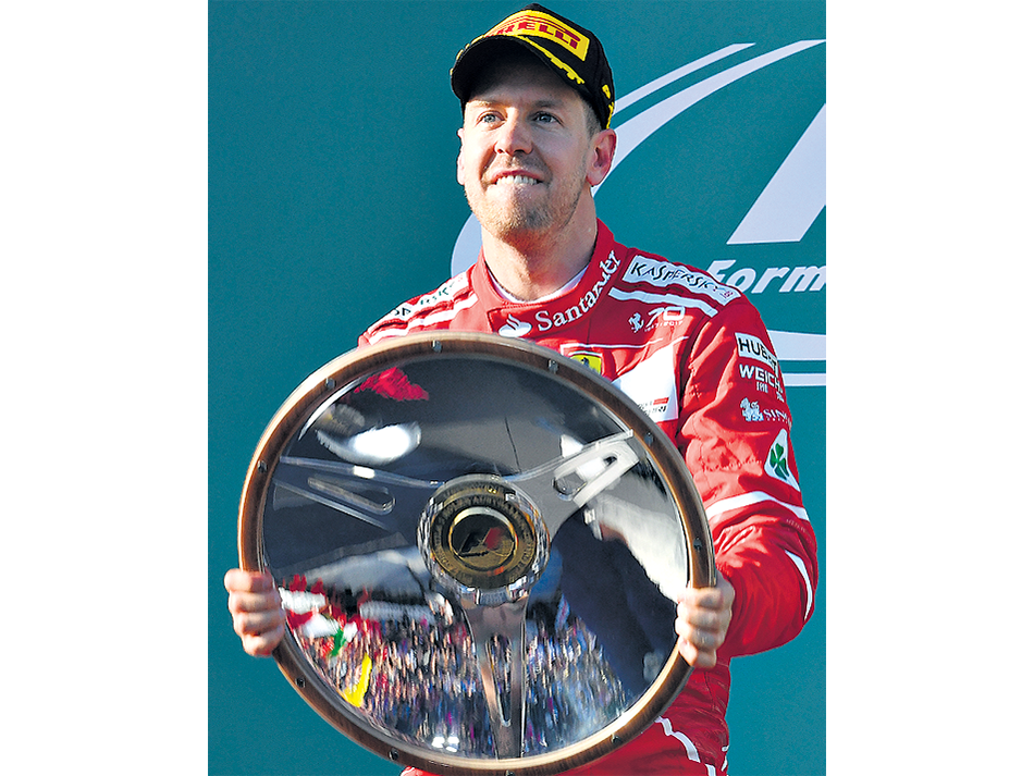 Sebastian Vettel, de Ferrari.