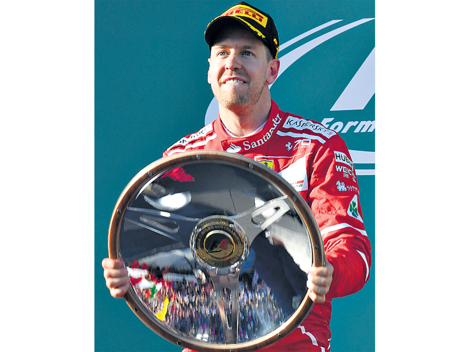 Sebastian Vettel, de Ferrari.