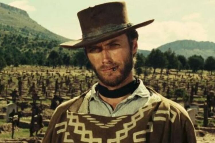 Eastwood en una de sus películas más famosas: "El bueno, el malo y el feo".