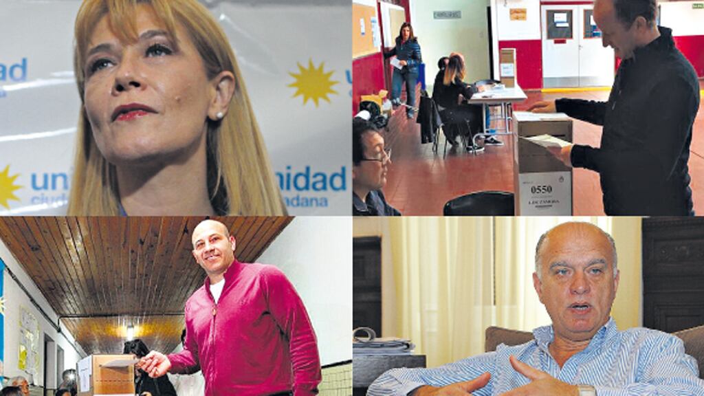 Verónica Magario, de La Matanza, Martín Insaurralde, de Lomas de Zamora, Martiniano Molina, de Quilmes, Néstor Grindetti, de Lanús.