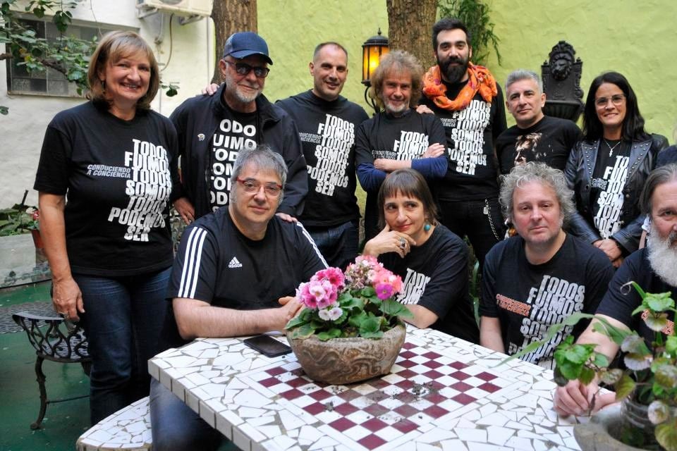 La reunión para el concierto de 2019, el último presencial, multiplicado ahora en la virtualidad. 