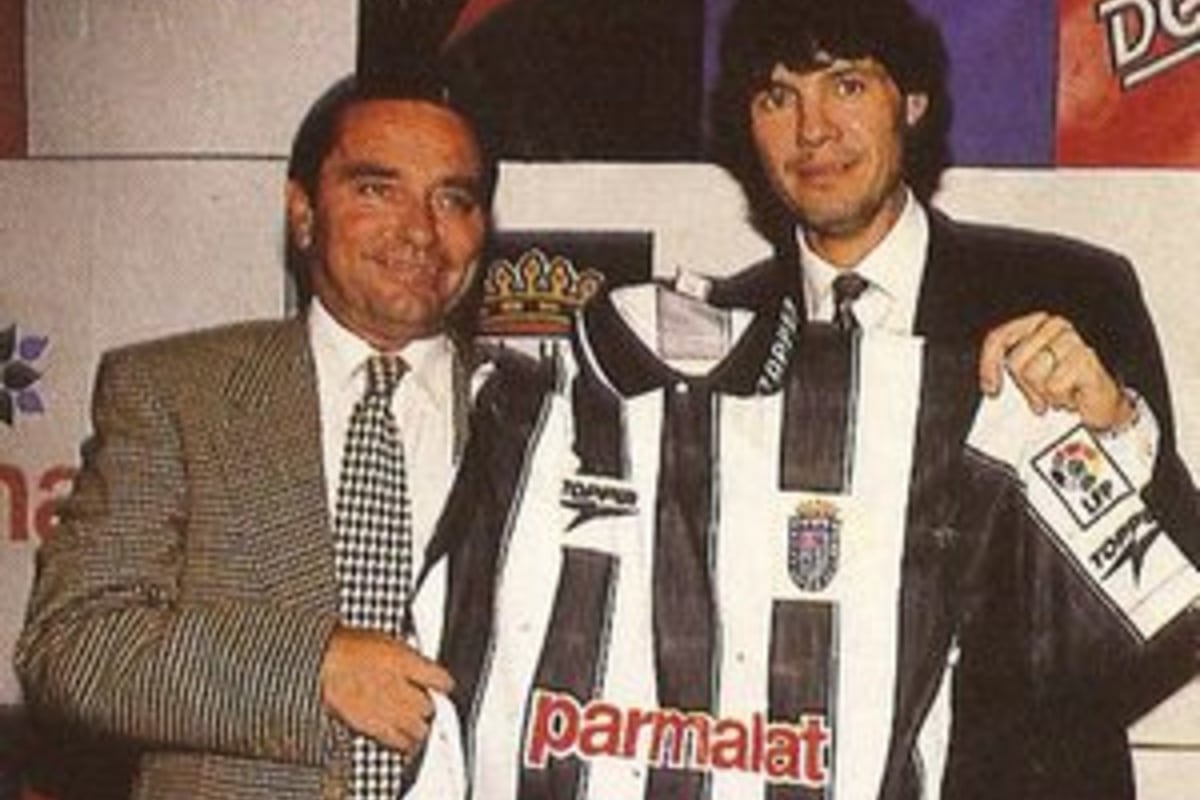 Tinelli, cuando compró el Badajoz.