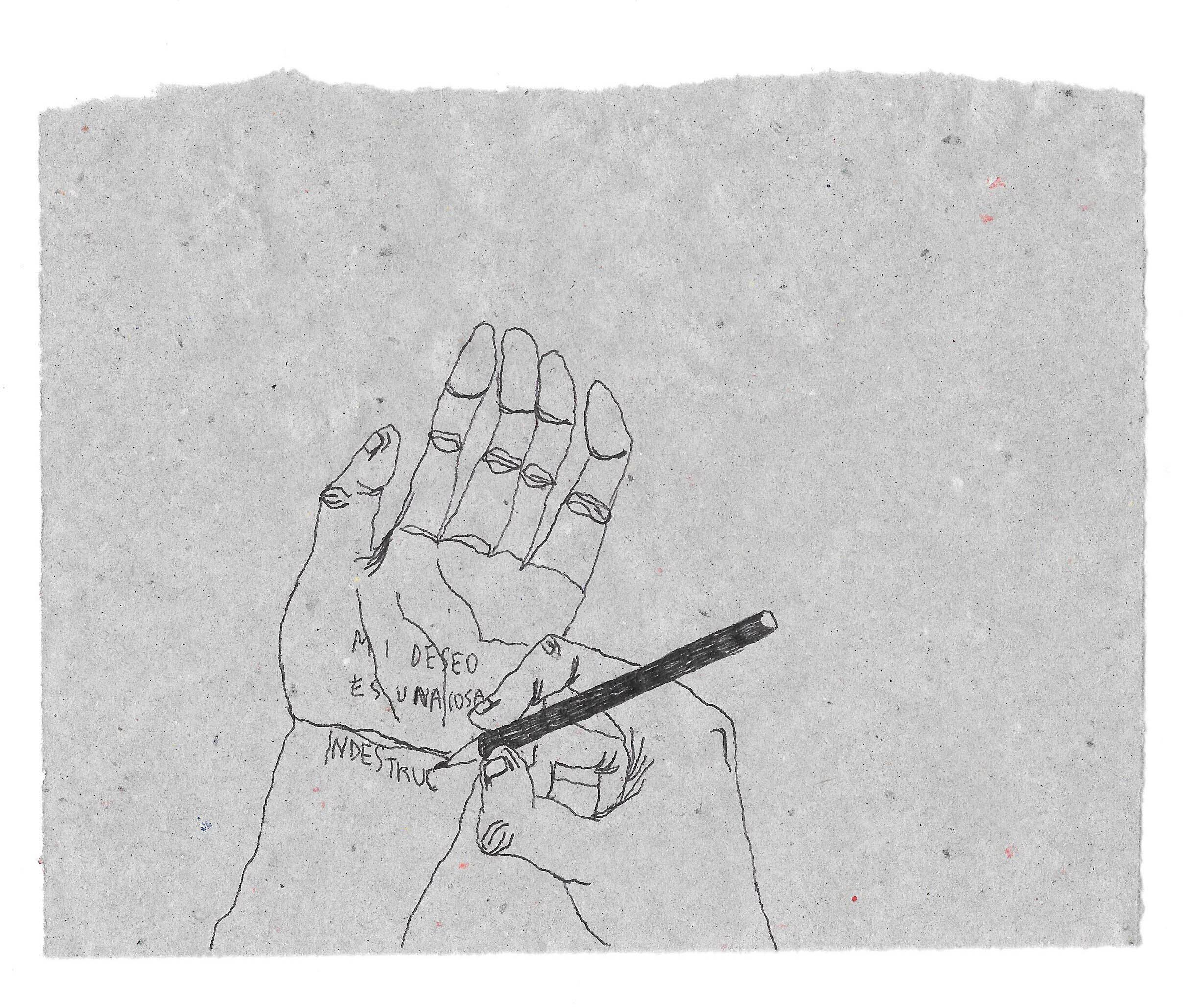 Uno de los autorretratos de Clara Esborraz.