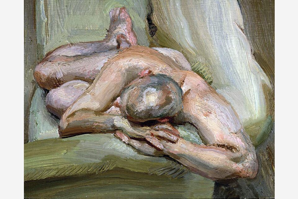 El animal desnudo, obra de Lucien Freud. 